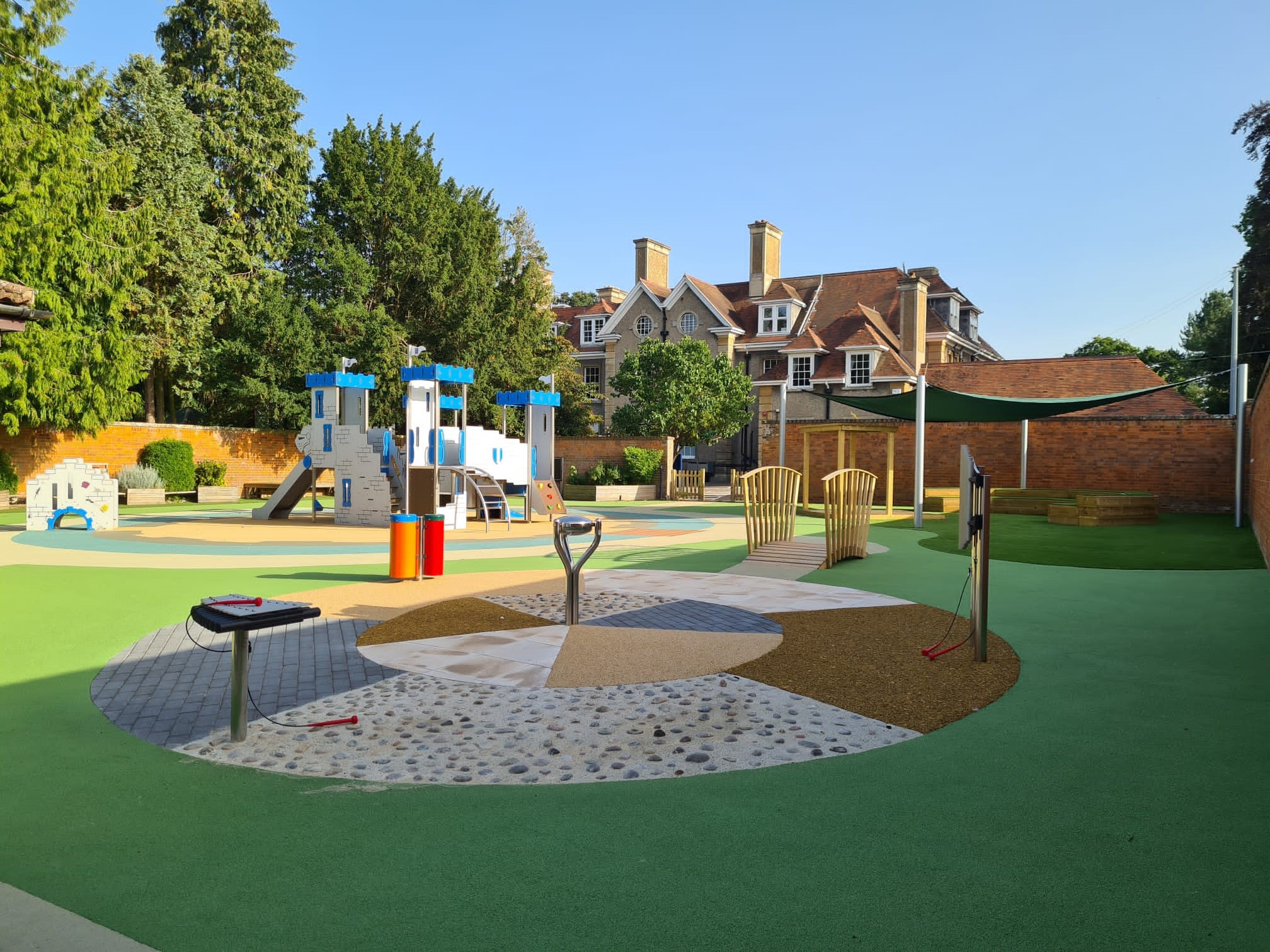 photo of the school playground area